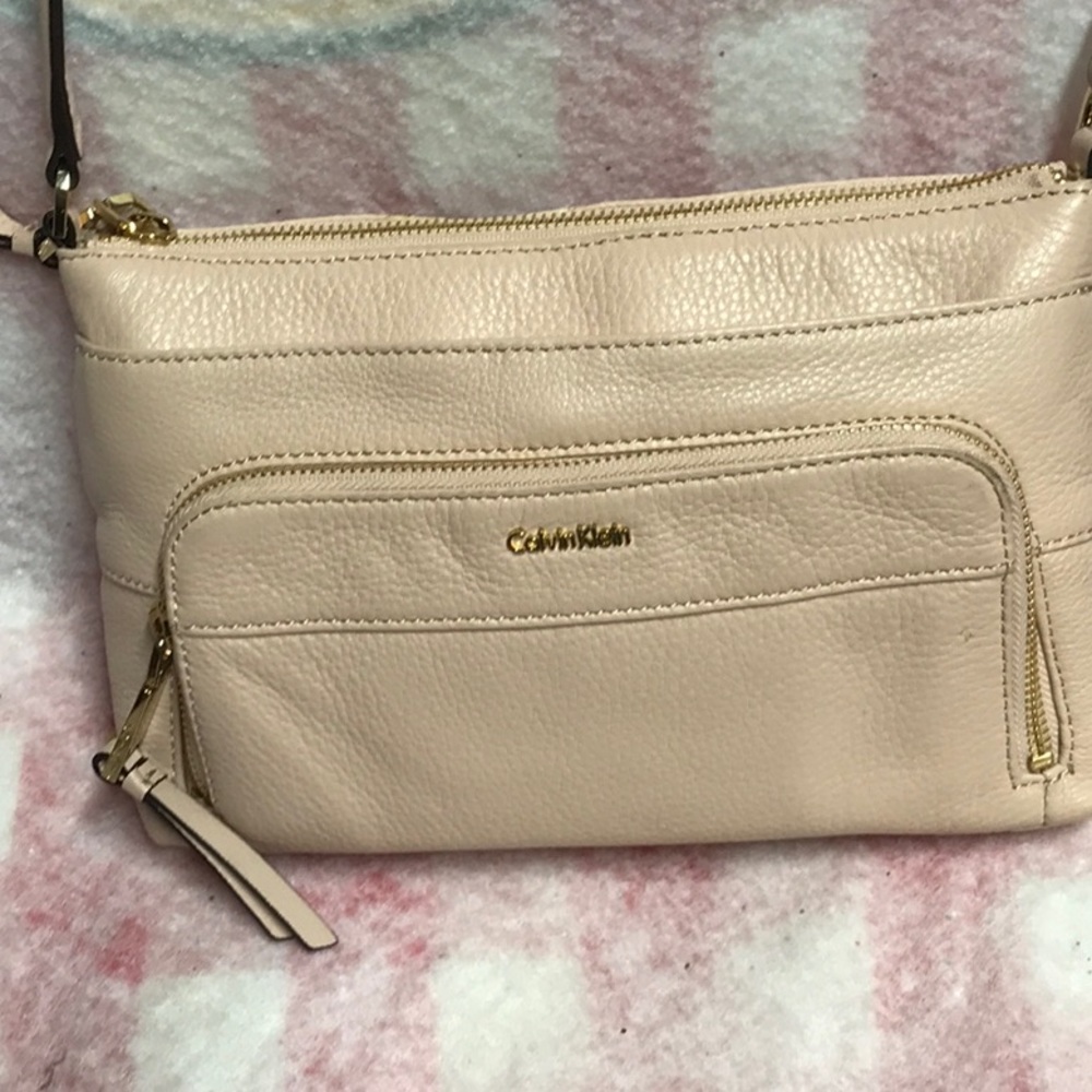 Calvin Klein Pebbled Leather Bag